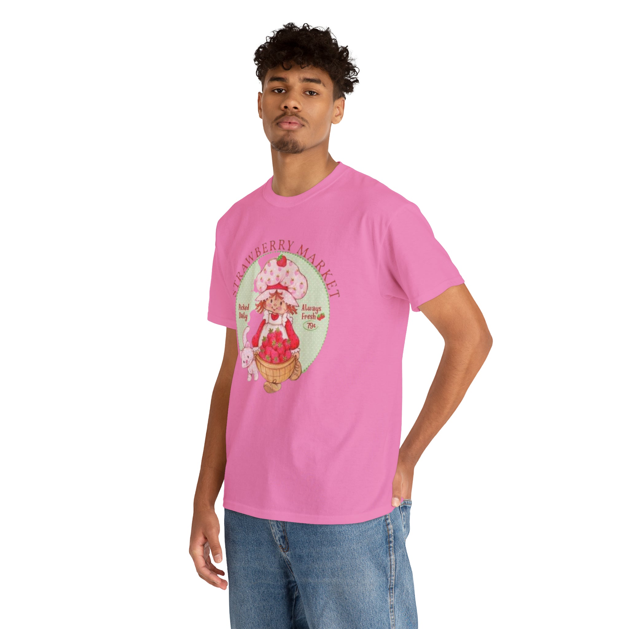 Strawberry Shortcake-  Unisex Heavy Cotton T-Shirt - Creations by Chris and Carlos